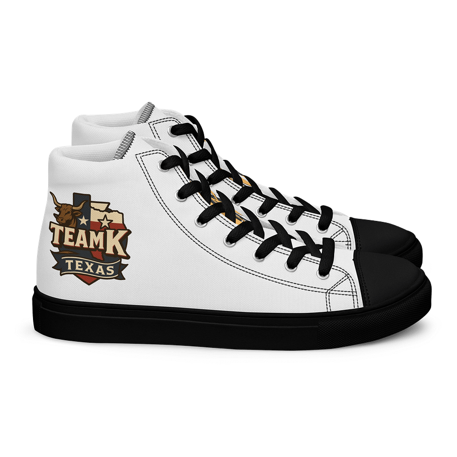 Team K Texas Women's High Top Canvas Shoes product image (2)