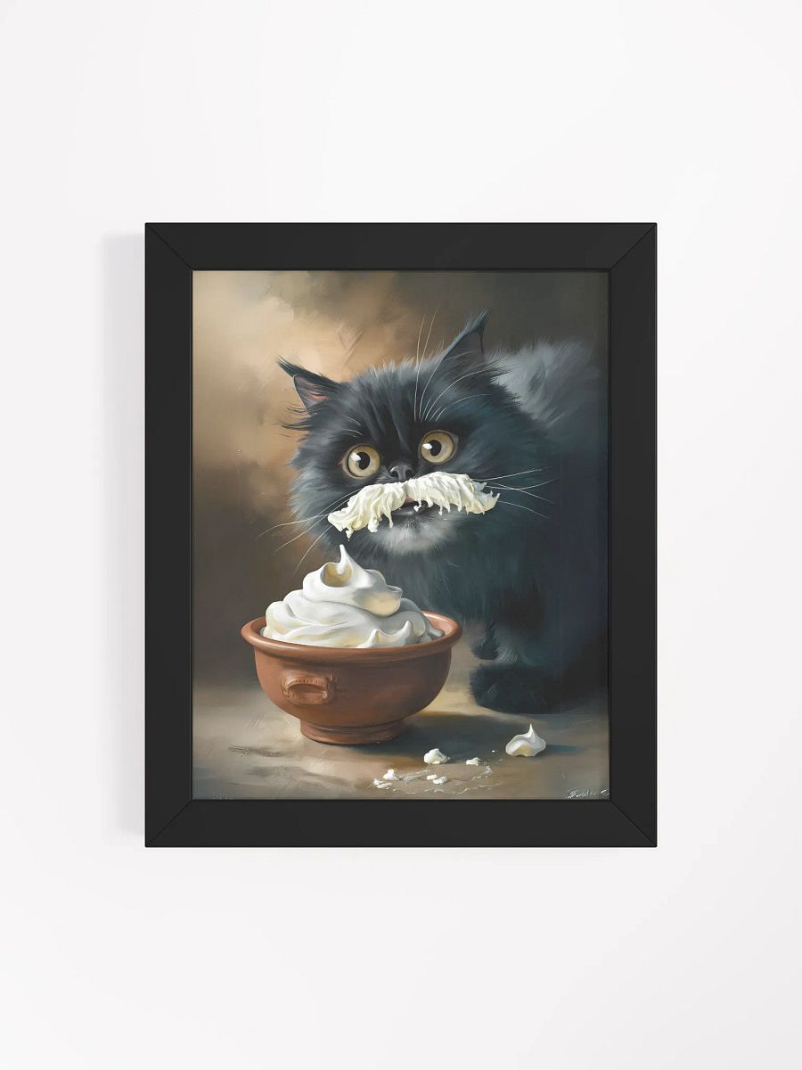 Whiskered Whipped Cream Delight Poster product image (5)