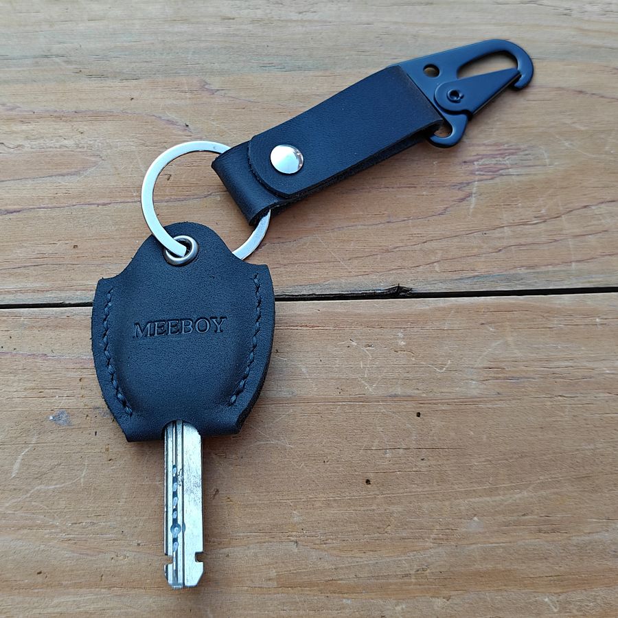 MEEBOY small leather house key caps for broken key, men and women leather door key covers product image (6)
