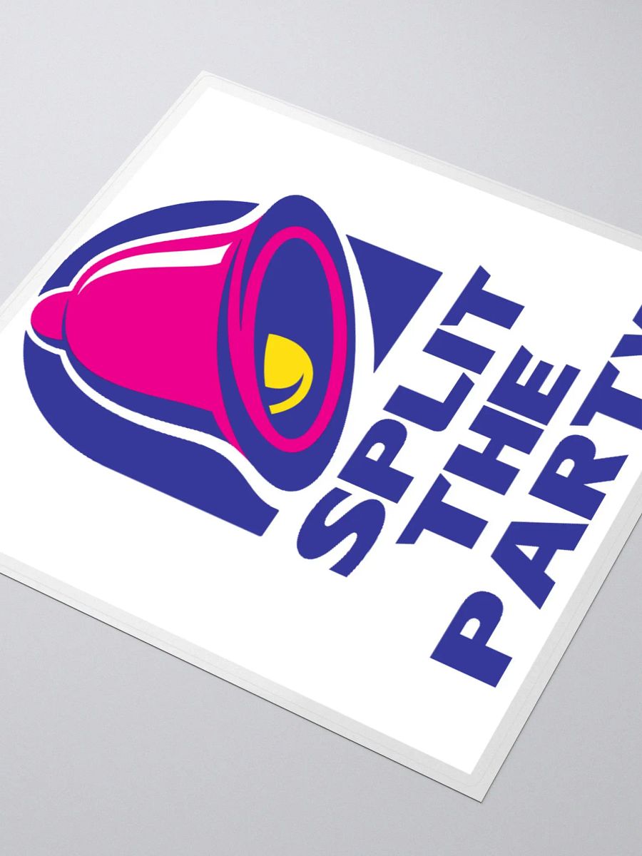 Dividir El Partido - Kiss Cut Parody Logo product image (3)