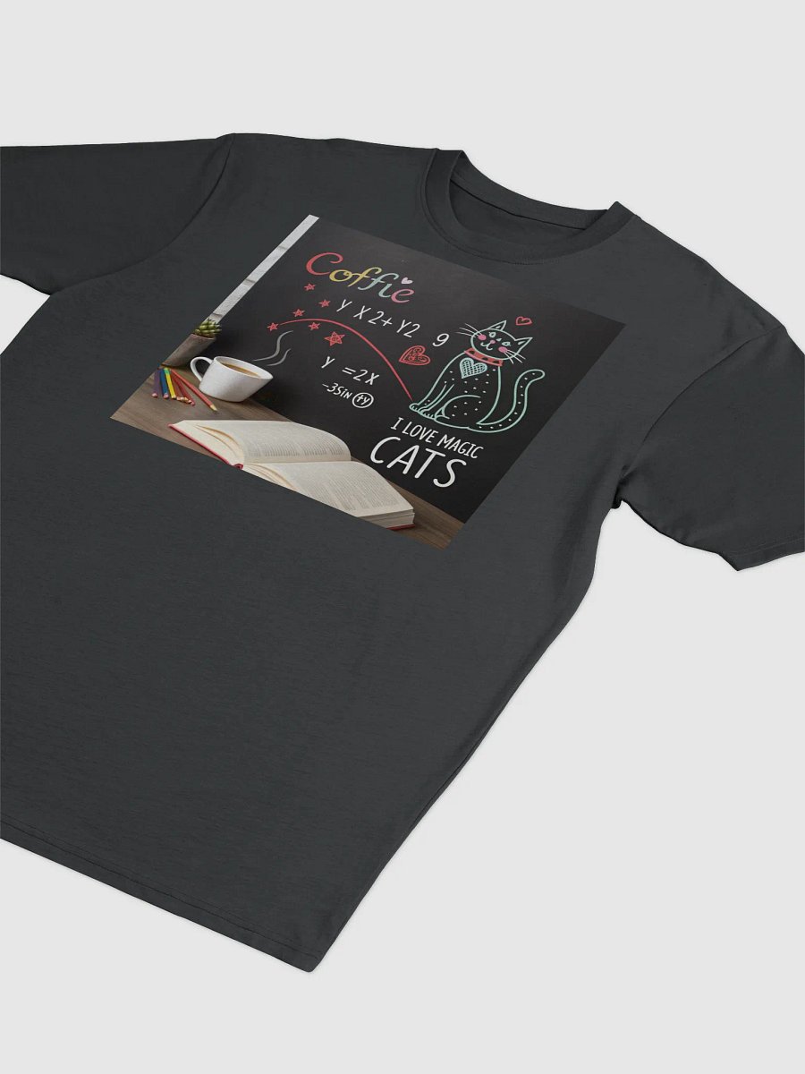 Whimsical Cat Coffee Chalkboard Tee product image (18)