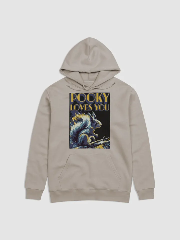 Pooky's Stylized Squirrel Eco Hoodie product image (1)
