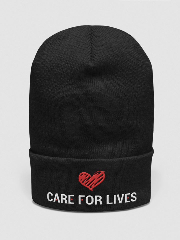 Care 4 Lives Cuffed Beanie product image (1)