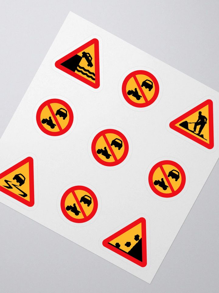Caution Collection: Warning Sign Stickers product image (2)