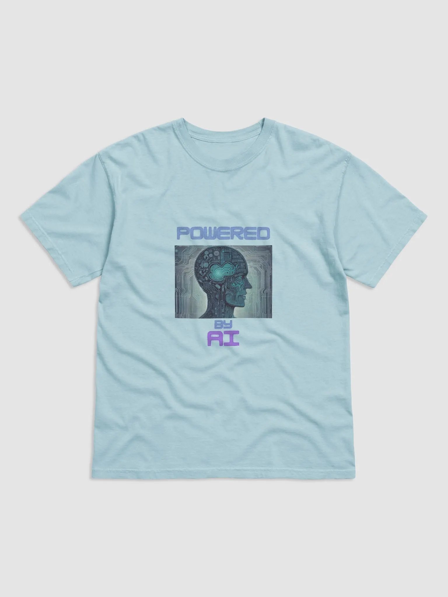 “Powered by AI T-shirt product image (1)