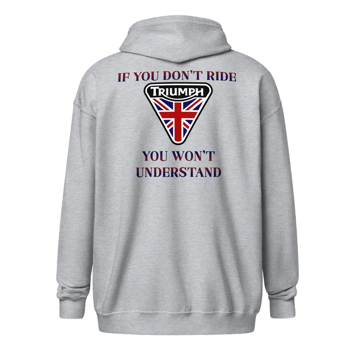 Triumph Unisex Zipped Hoodie product image (8)
