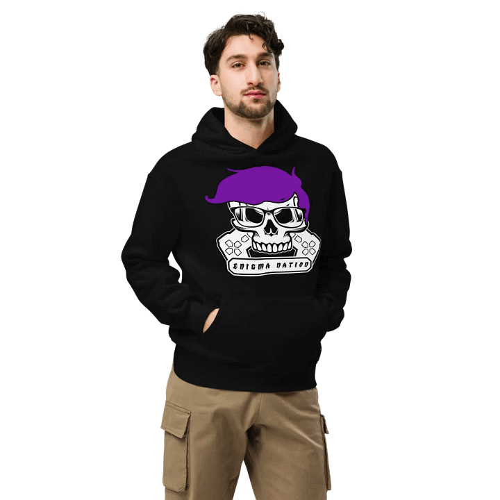 Enigma Nation AS Colour Unisex Premium Oversized Hoodie (PRINTED) product image (1)