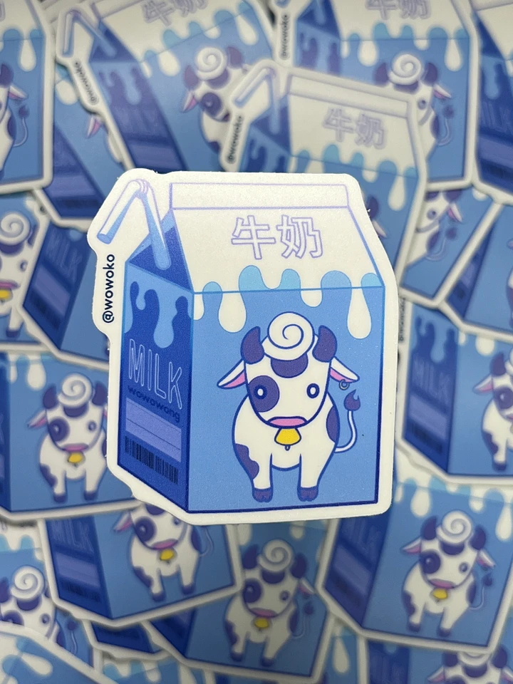 Zodiac Drink - Cow Milk - Sticker product image (1)
