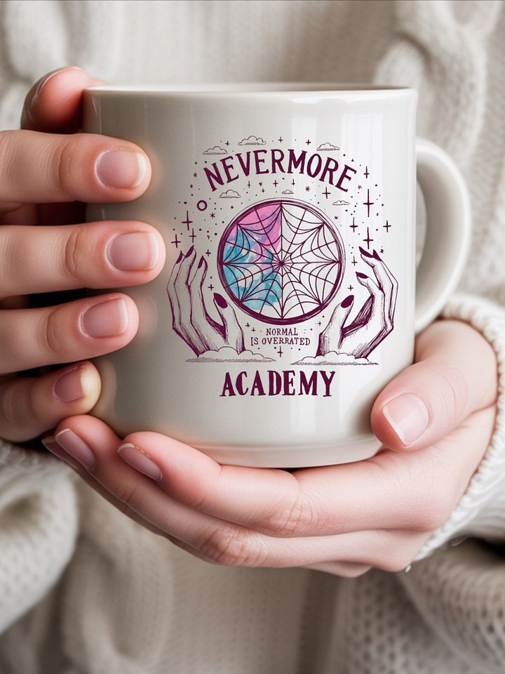 Nevermore Wednesday Halloween Mug product image (1)