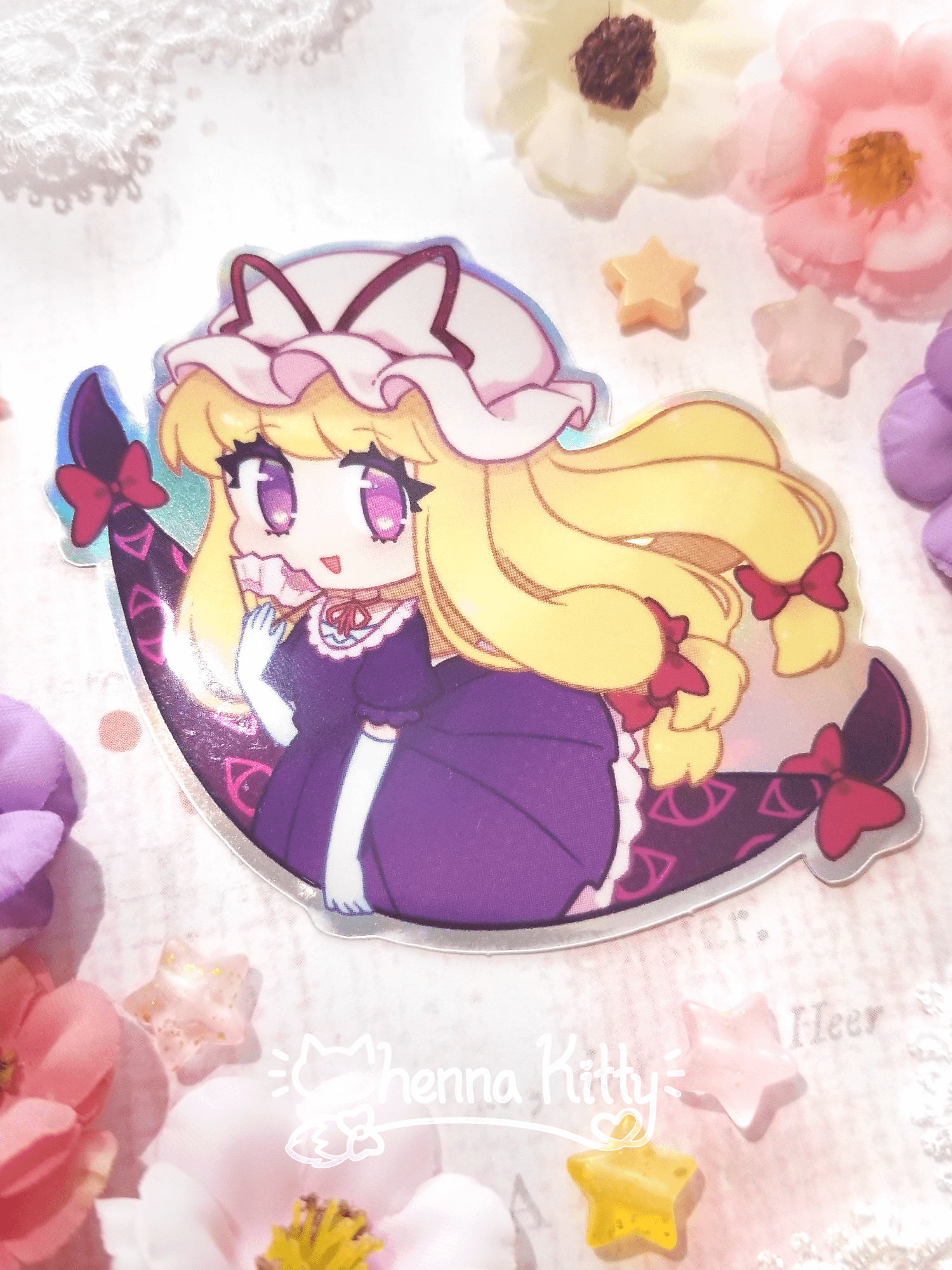 Yukari Yakumo Spot-Holo Sticker product image (1)