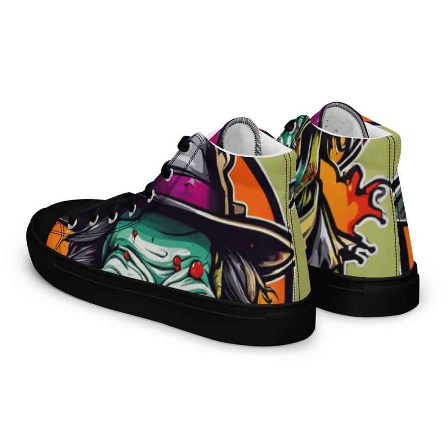 Halloween Glowing Eyes Skeleton High Tops product image (6)