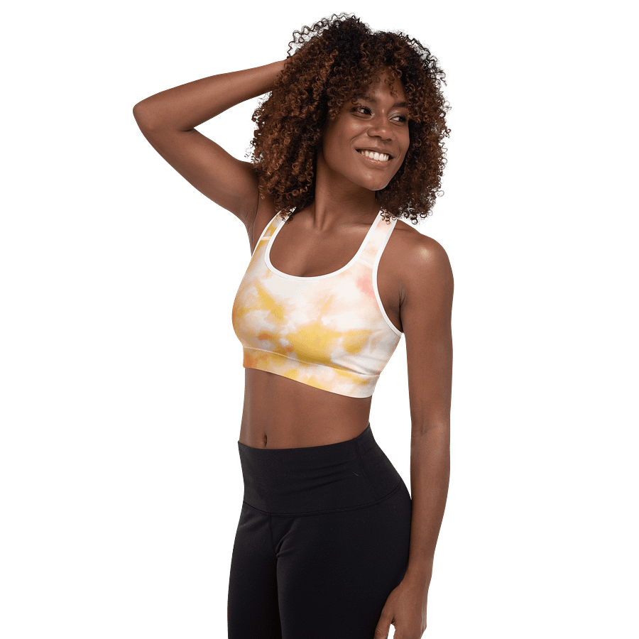 Radiant Burst Tie-Dye Padded Sports Bra product image (5)