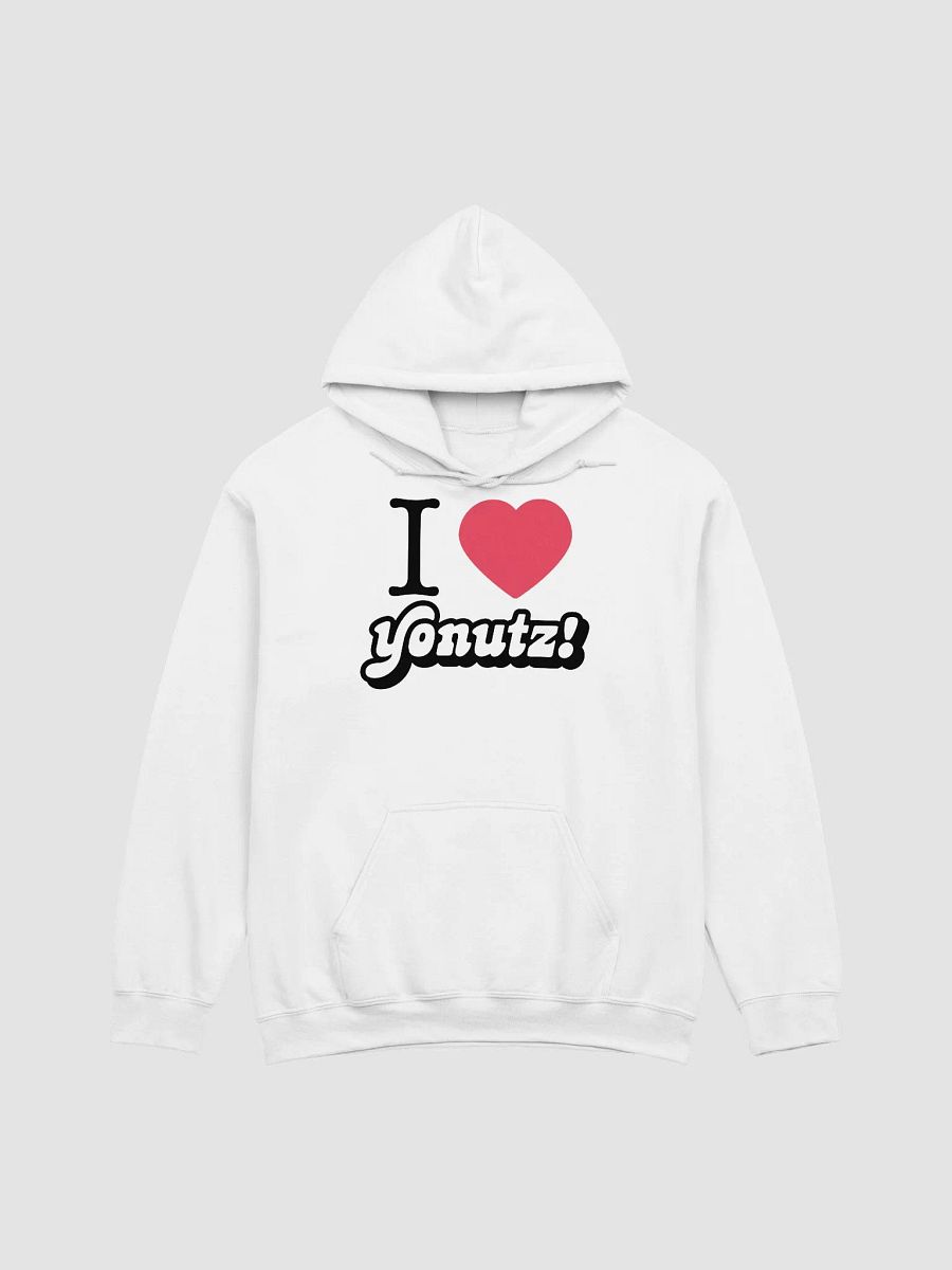 I Heart Yonutz White Hoodie product image (1)