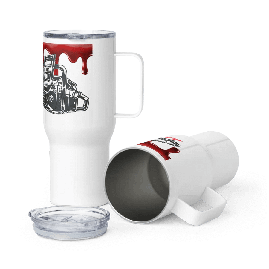 Chainsaw Scare! Travel Cup product image (6)