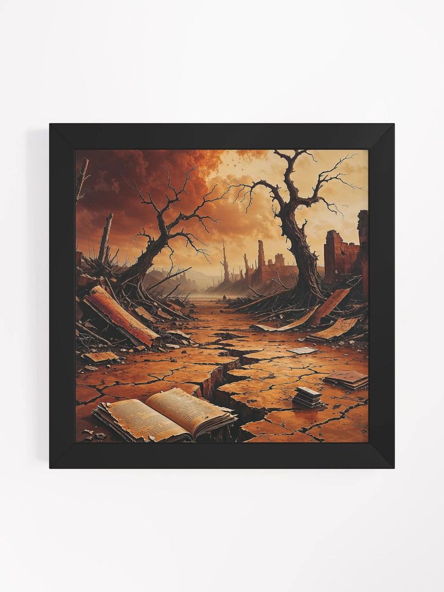 Broken Civilization Framed Matte Print product image (3)