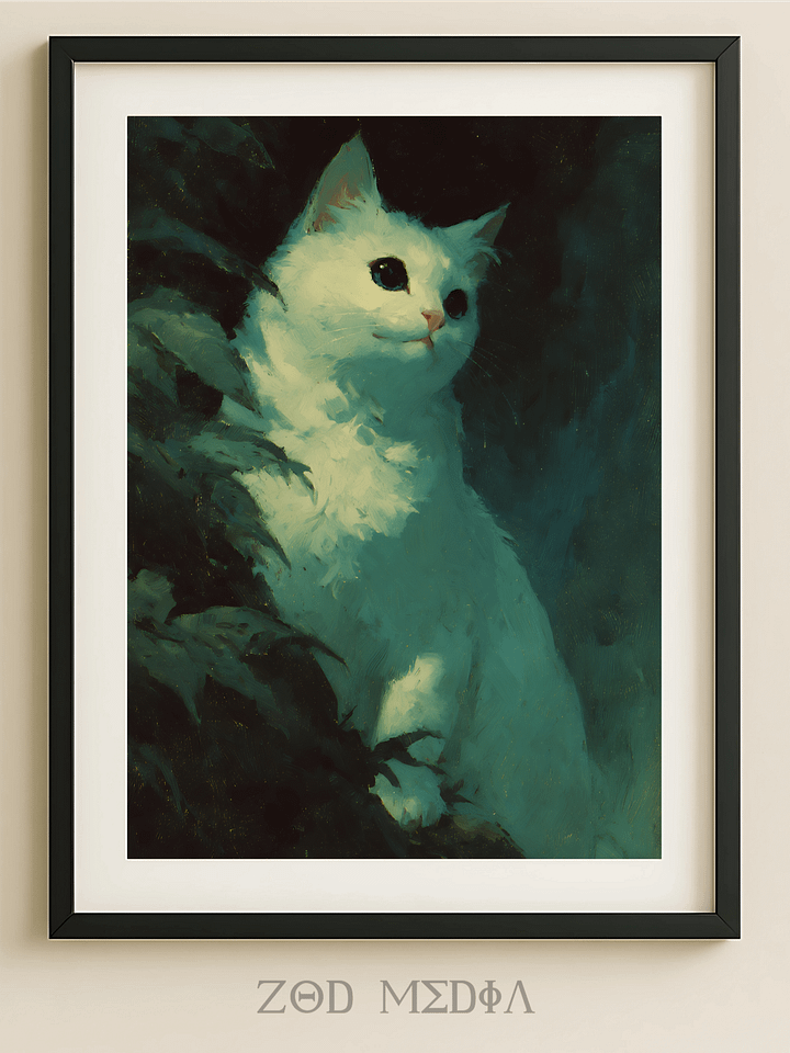 Ethereal Watcher - Moonlit Whisper Art product image (1)