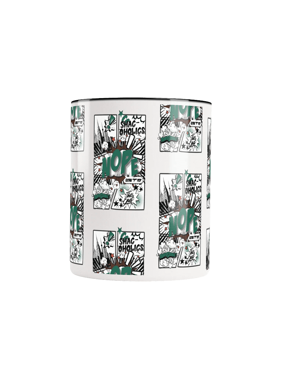 Shac-oholics Comic Blast Mug - Dark Green 