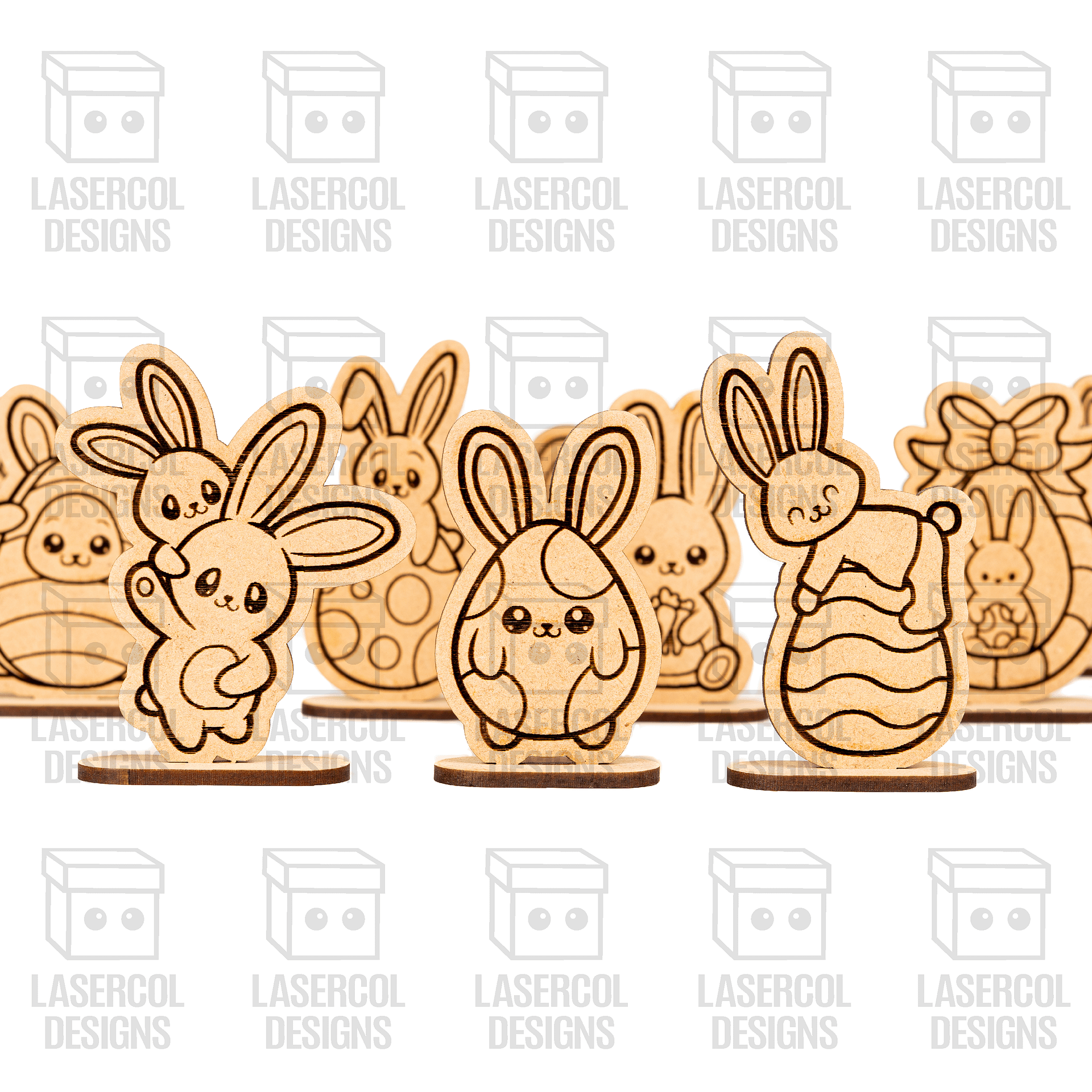 Easter Cutouts With Base Set 4 - Laser Cut Files product image (2)