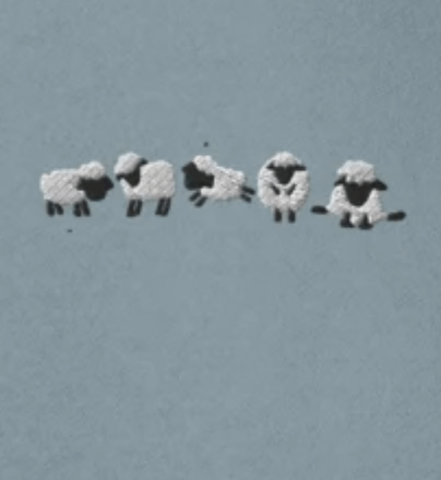 The 99 Sheep (Embroidered Hoodie) product image (3)