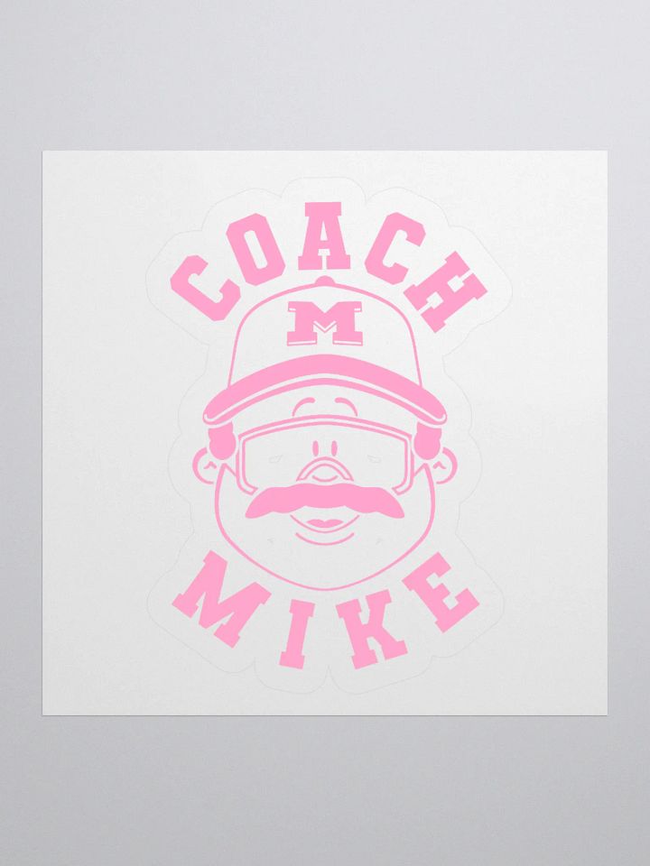 Coach Mike Sticker - Pink product image (1)