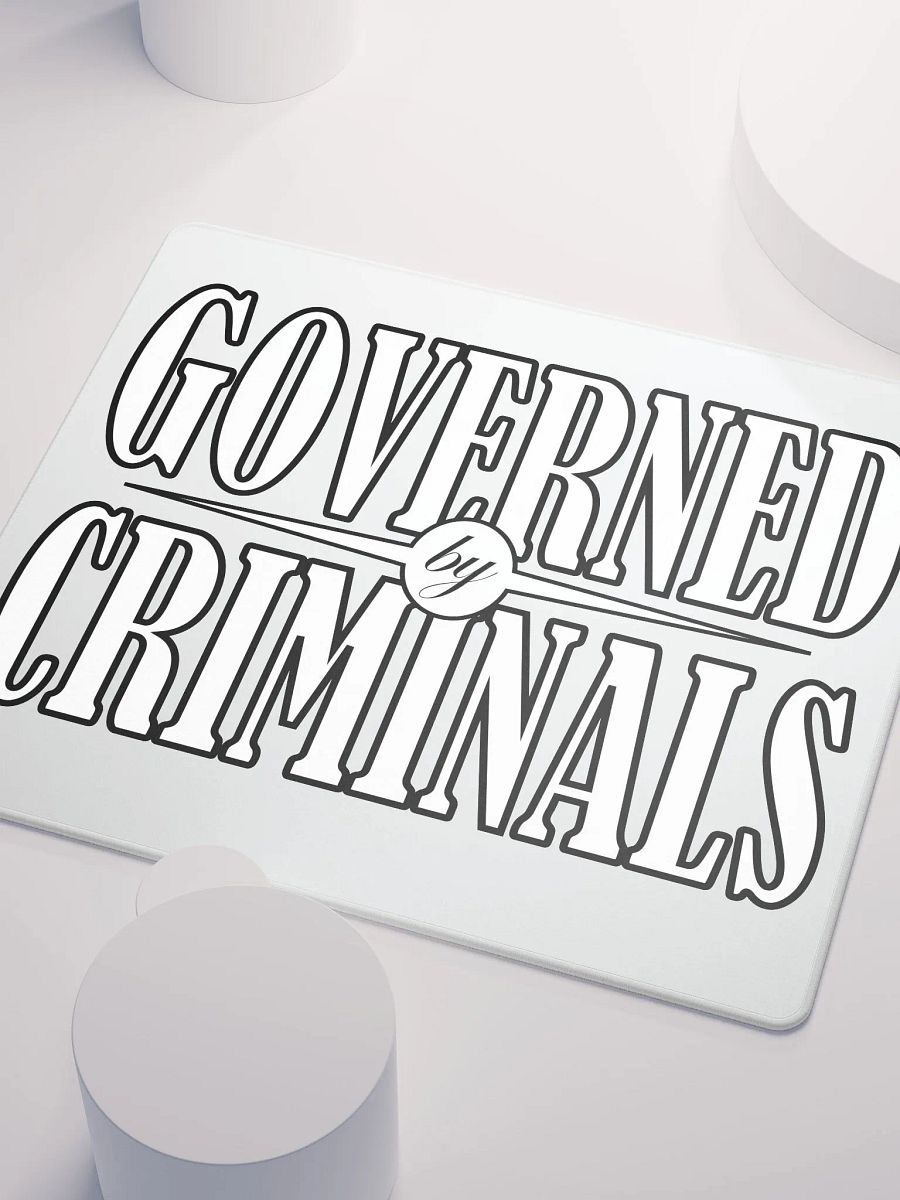 Governed By Criminals - Gaming Mouse Pad product image (3)