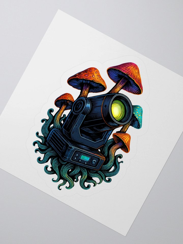 Theatrically Jerry: "Mystical Fungi" Moving Head Light Stickers product image (4)