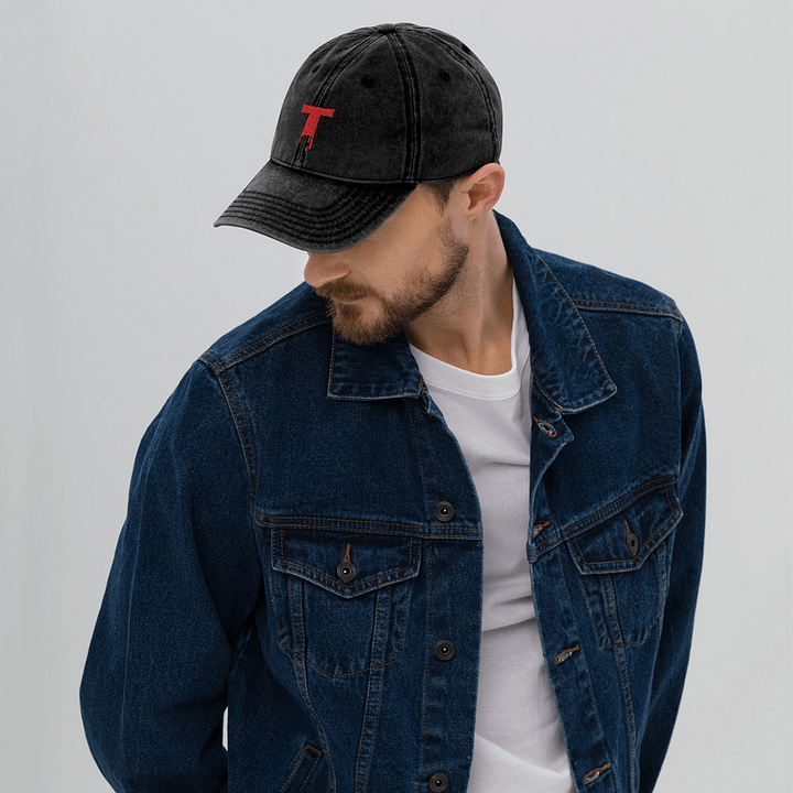 [tyminatorsongs] 3d Puff Vintage Cap - Otto Cap 18-1248 product image (1)