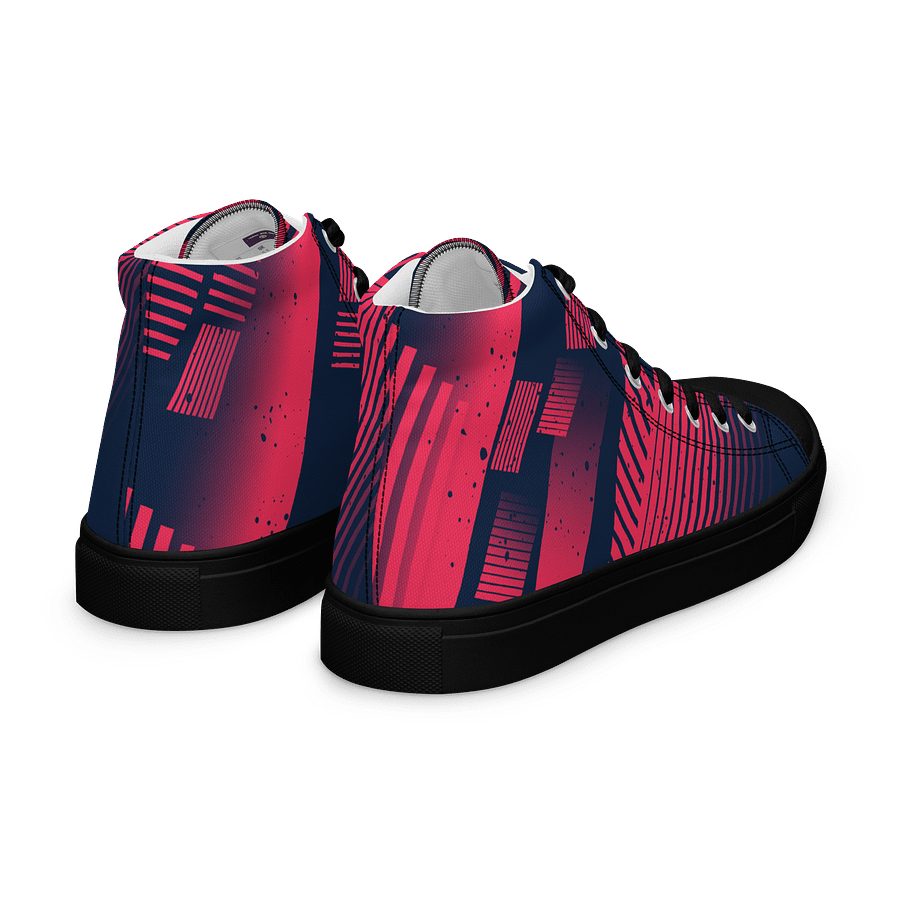 Red Stripes | Men's High Top Sneaker product image (9)