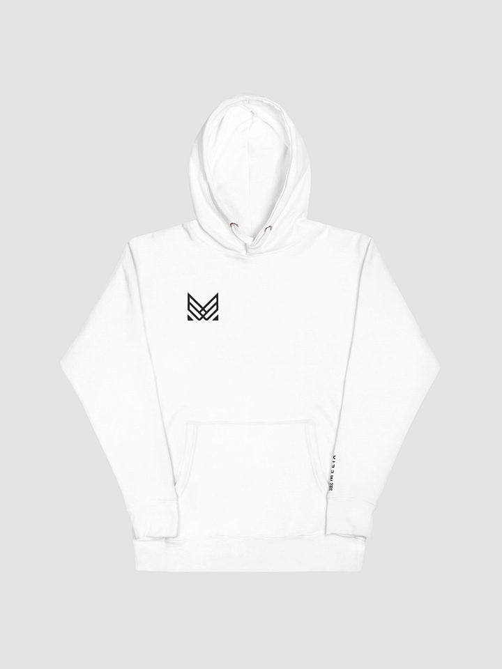 Hoodie - Embroidered Logo White product image (2)