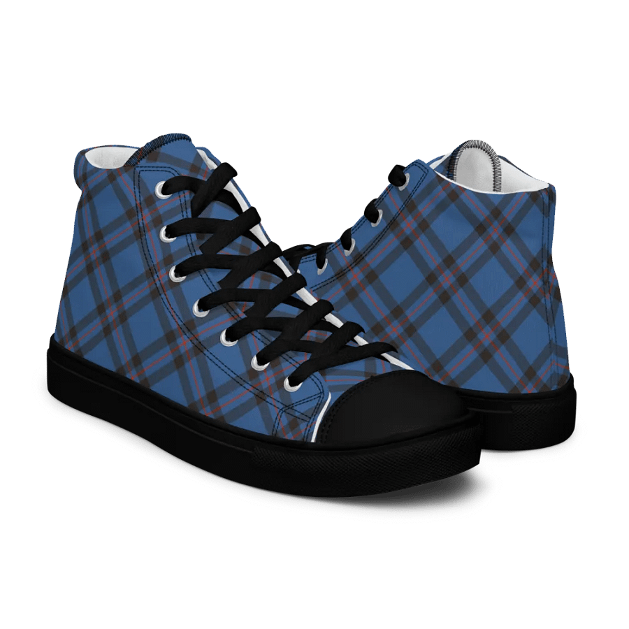 Elliot Tartan Men's High Top Shoes product image (7)