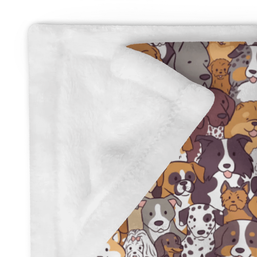 Whimsical Dogs Throw Blanket product image (12)