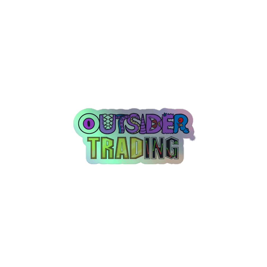 Outsider Trading Logo - Holographic Sticker product image (1)