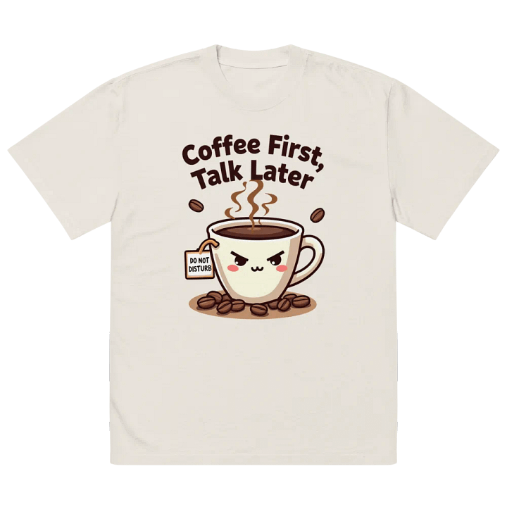 Caffeine Spirit Oversized Tee product image (14)