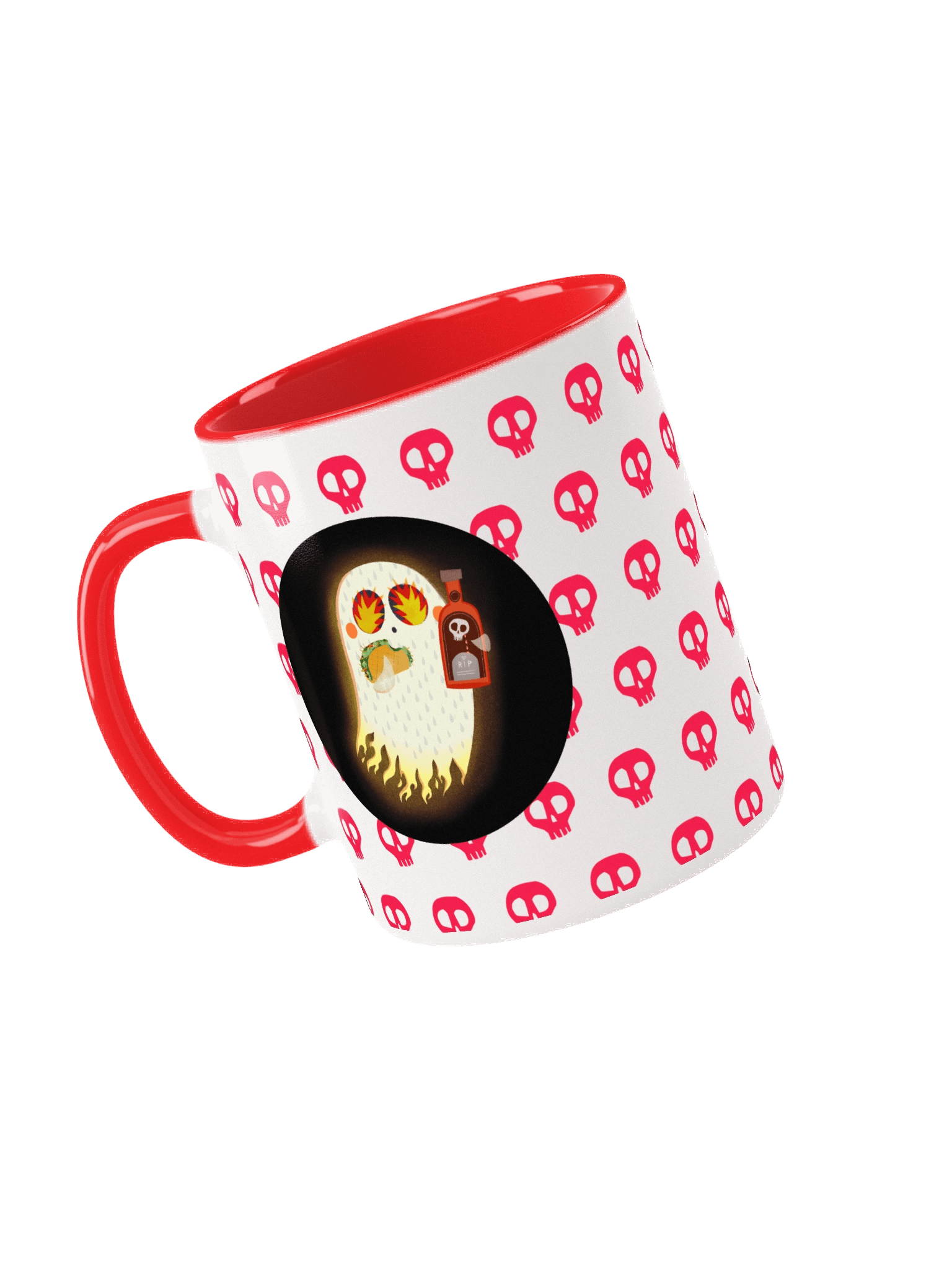 Little Ghost Hot Sauce Taco - Ceramic Mug product image (6)