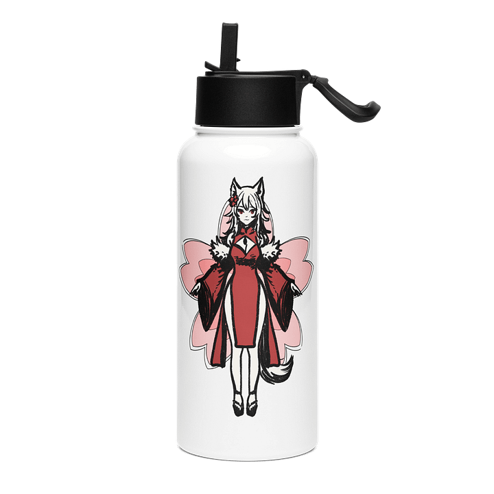 Sakura Japanes Brush Model Stainless Steel Water Bottle product image (1)