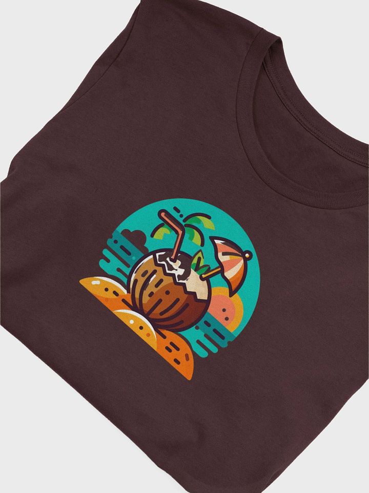 Bella+Canvas Supersoft T-Shirt | AI Design coconut drink product image (1)