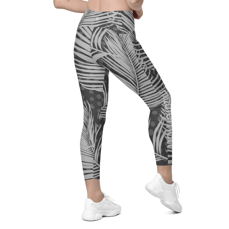 Mizulemon w/ Front Pocket - Palm Frond Grey product image (8)