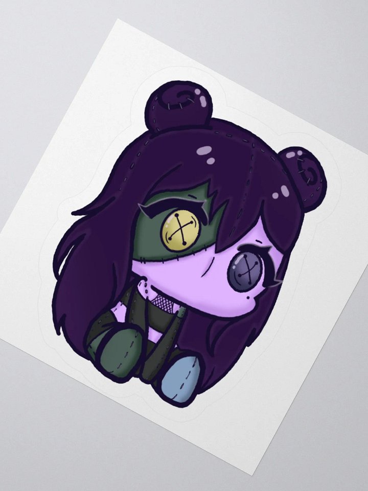 Ghoullish Plushie Kiss Sticker product image (3)