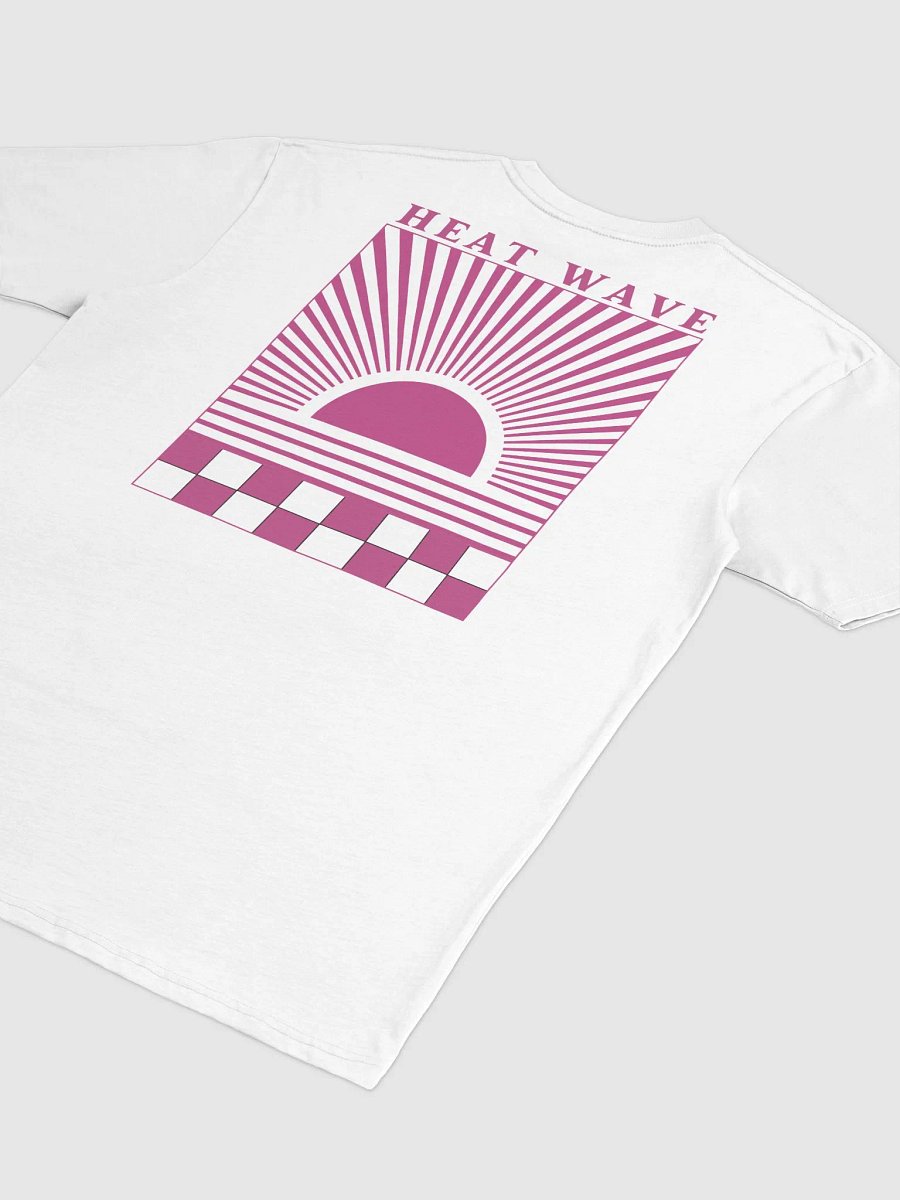 Heat Wave Retro Sunset T-Shirt - White product image (2)