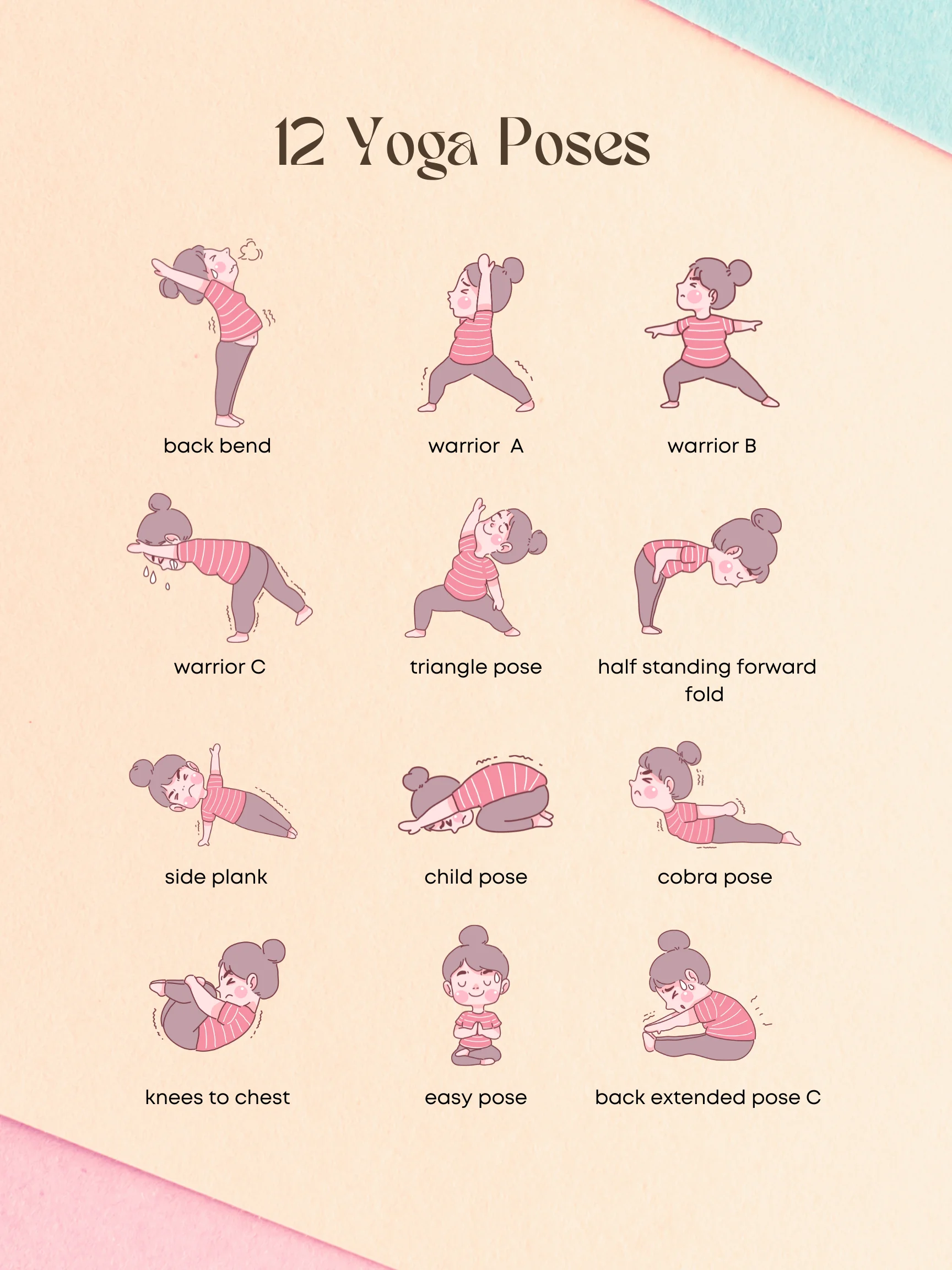 12 Yoga Poses product image (1)