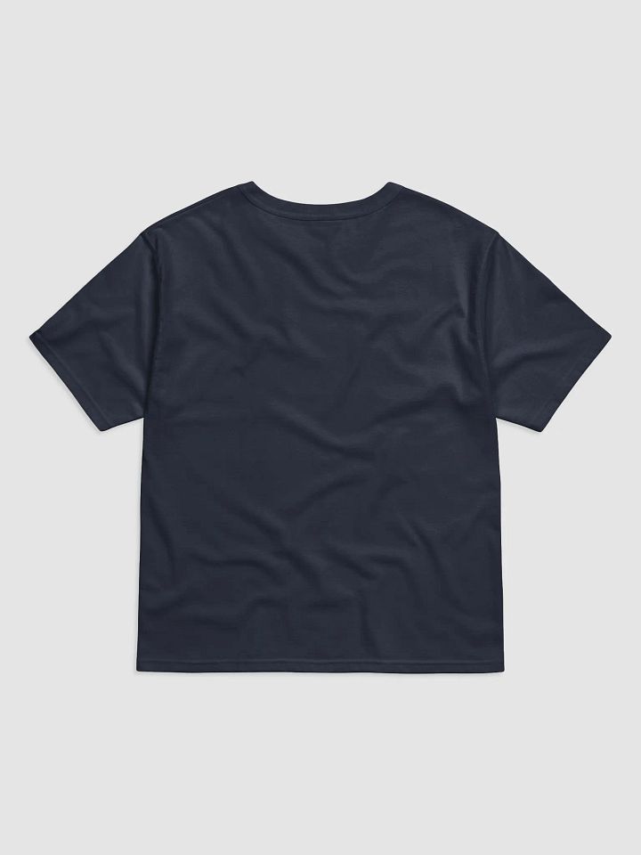 Zombie Book Lover Navy Relaxed T-shirt product image (2)