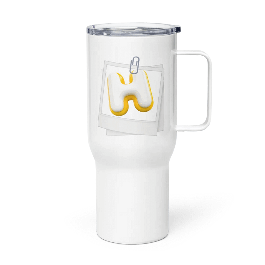 Glossy H Photo Frame Travel Mug product image (4)