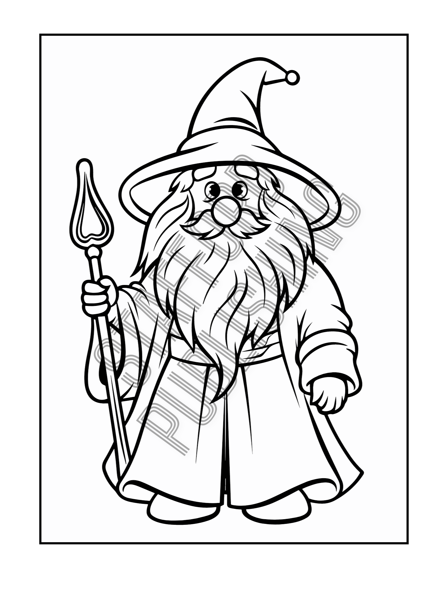 Halloween Coloring Book Printable Version product image (5)