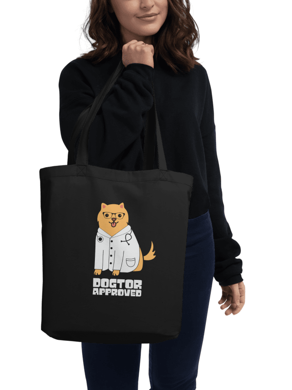 "Dogtor aporobed" black bag (medium size) product image (2)