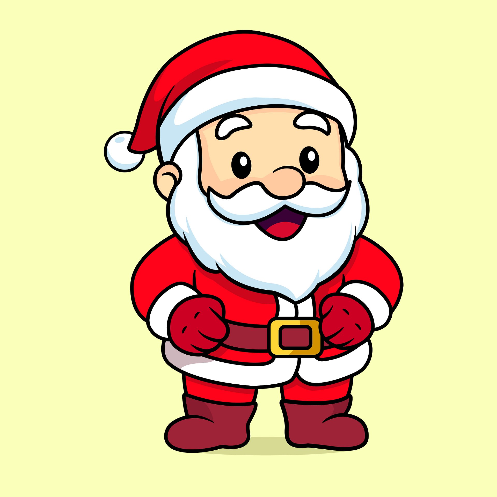 Happy Santa Claus Cartoon Character product image (1)