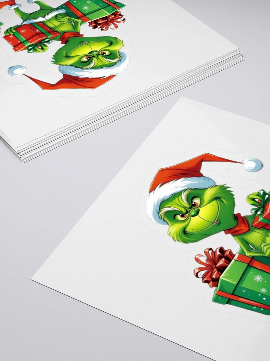 Grinch Santa Sticker Set product image (4)