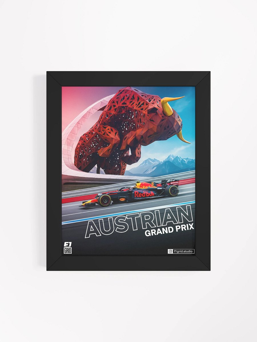 Austrian Grand Prix F1 2025 Poster - Red Bull Ring Dynamic Art Print product image (67)