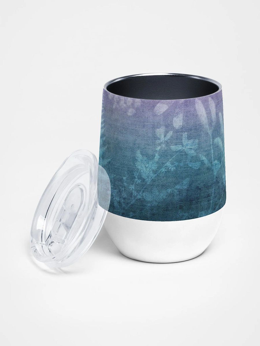 Blue Wildflowers Wine Tumbler product image (2)