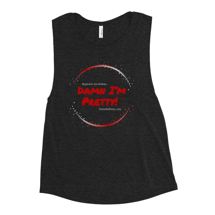 Damn I'm Pretty! Tank Top -Shirt RED Circle product image (2)