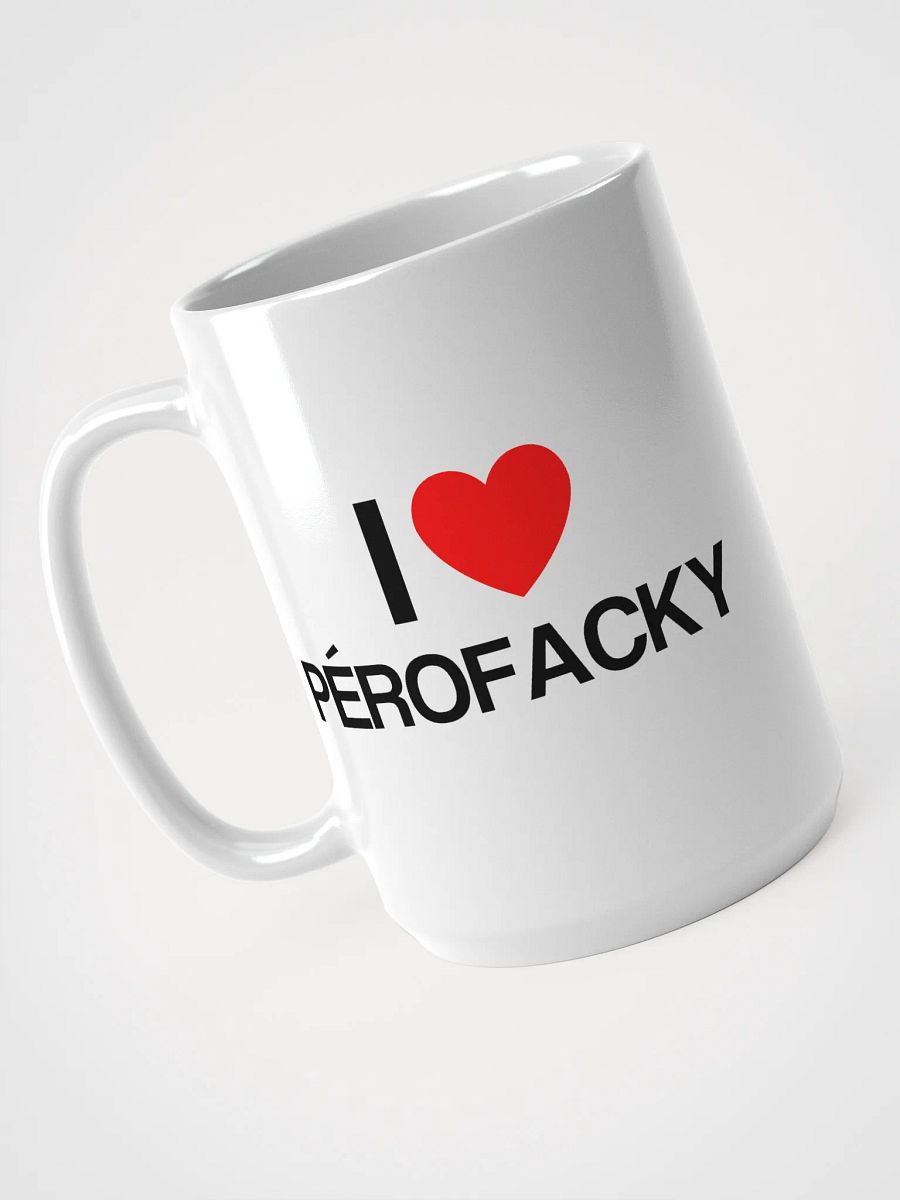 I ♥️ Perofacky mug product image (1)